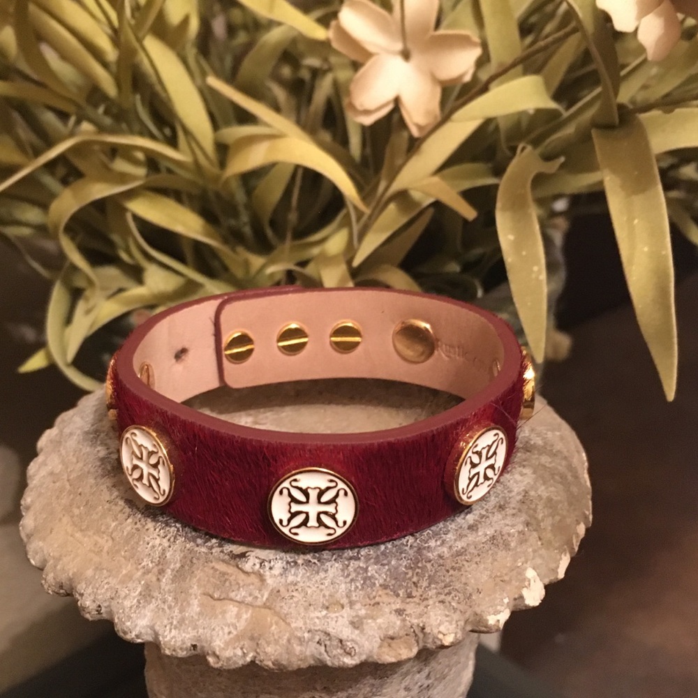 Red Rustic Cuff bracelet